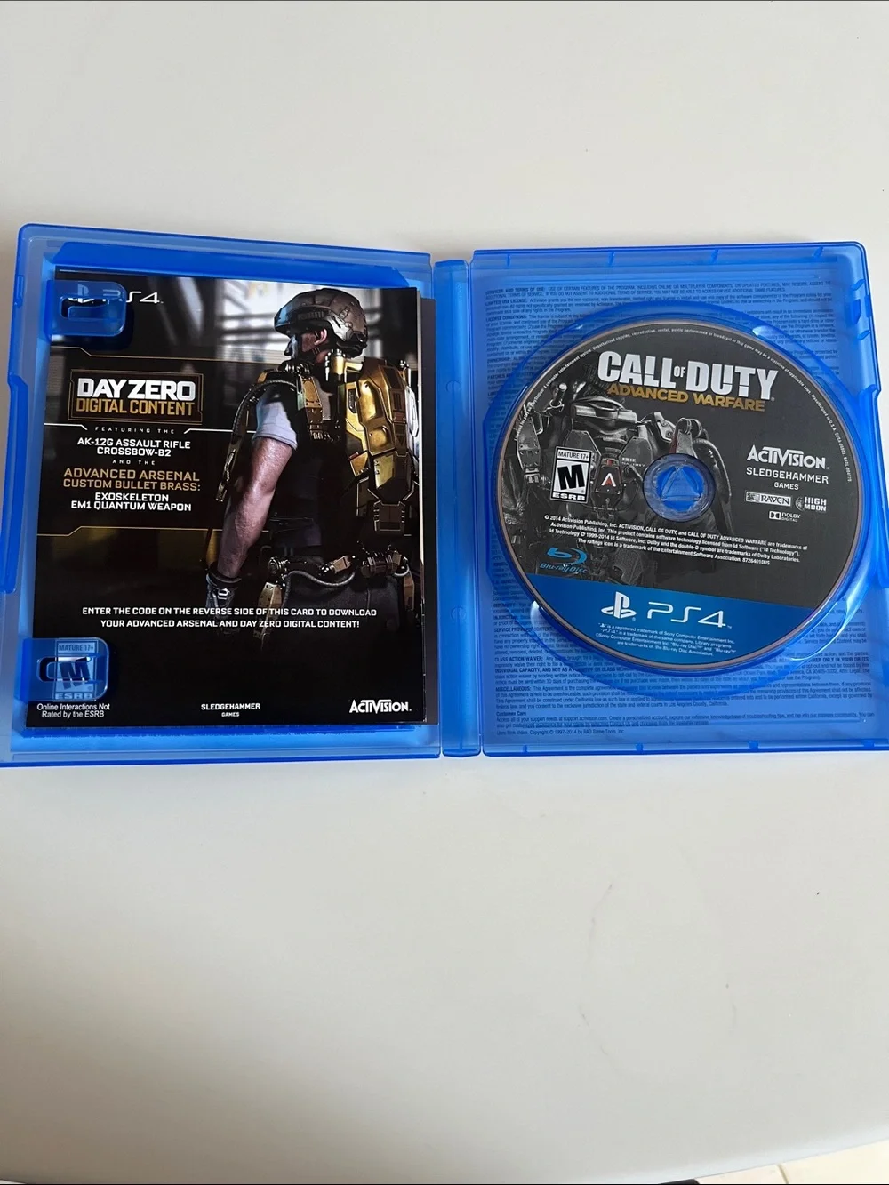 Sony Call of Duty: Advanced Warfare - Blue Case (Day Zero Edition)